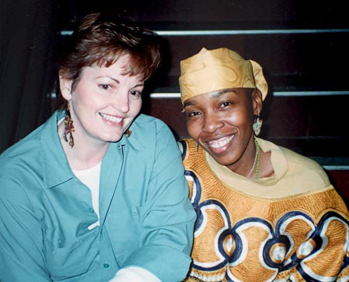 Marilyn Buck with attorney Soffiyah Elijah
